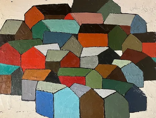 Аня Желудь «Гаражи». 2005 г.