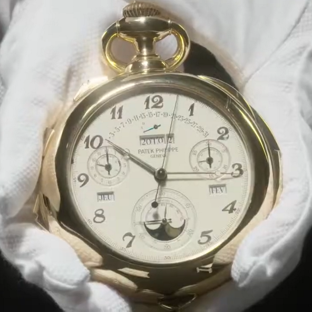 Карманные часы Calibre 89 с множеством усложнений