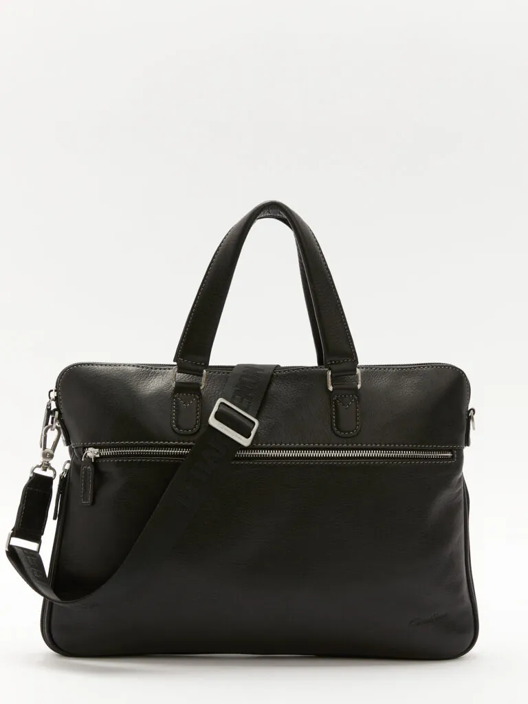 Кожаная сумка с ручками GERARD HENON